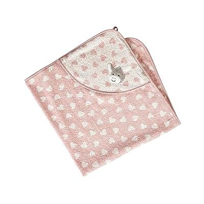 Sterntaler Badhanddoek met capuchon, 100 x 100 cm, ezelmotief, Emmi Girl, harten, Flora, roze Sterntaler Badhanddoek met capuchon, 100 x 100 cm, ezelmotief, Emmi Girl, harten, Flora, roze