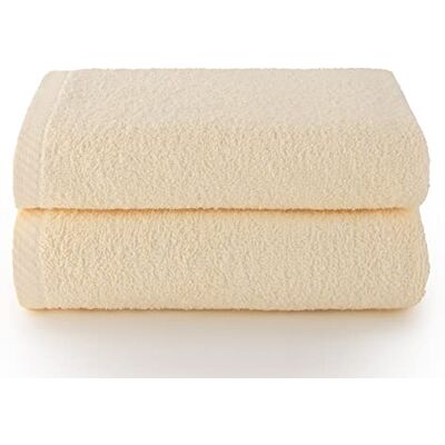 Top Towel Plus Grote badhanddoeken Badhanddoeken 2 handdoeken of wastafel- 50 x 100 cm 100% katoen naturel Top Towel Plus Grote badhanddoeken Badhanddoeken 2 handdoeken of wastafel- 50 x 100 cm 100% katoen naturel