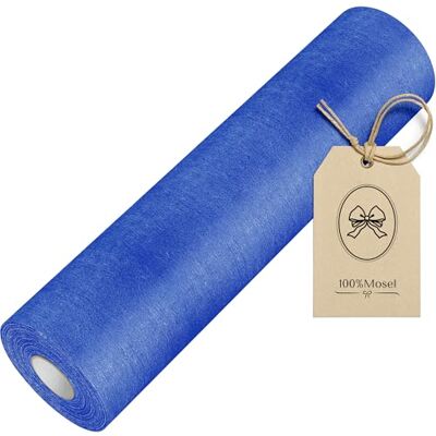 100%Mosel Tafelloper van vlies, koningsblauw (30 cm x 25 m), decoratief tafelkleed voor verjaardagen, bruiloften en speciale gelegenheden 100%Mosel Tafelloper van vlies, koningsblauw (30 cm x 25 m), decoratief tafelkleed voor verjaardagen, bruiloften en speciale gelegenheden