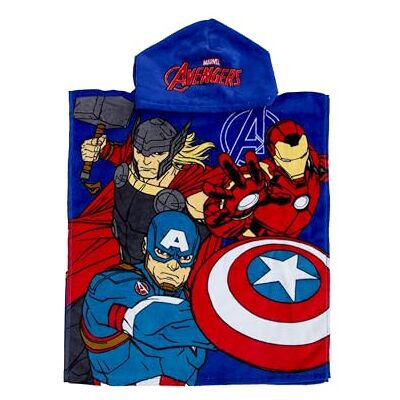 Disney Officiële Marvel Avengers poncho handdoek met capuchon Super zacht aanvoelend, Captain America, Iron Man, Thor Perfecte luierbadjas voor thuis, badkamer en strand, Disney Officiële Marvel Avengers poncho handdoek met capuchon Super zacht aanvoelend, Captain America, Iron Man, Thor Perfecte luierbadjas voor thuis, badkamer en strand,