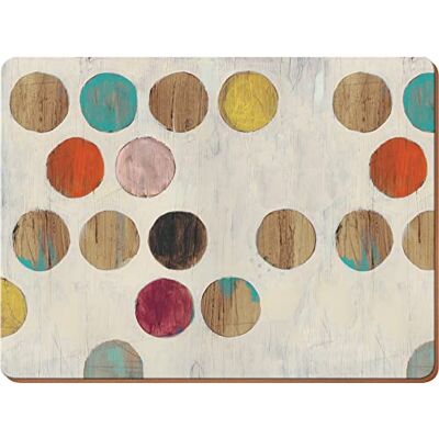 Creative Retro Spot Premium, placemats met kurken rug in een 4-delige set, 40 x 29 cm (15¾ x 11½ inches) Creative Retro Spot Premium, placemats met kurken rug in een 4-delige set, 40 x 29 cm (15¾ x 11½ inches)