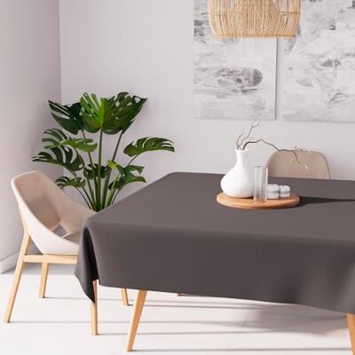 Soleil d'ocre , Alix Tafelkleed, vierkant, vuilafstotend, polyester, grijs, 140 x 140 cm Soleil d'ocre , Alix Tafelkleed, vierkant, vuilafstotend, polyester, grijs, 140 x 140 cm