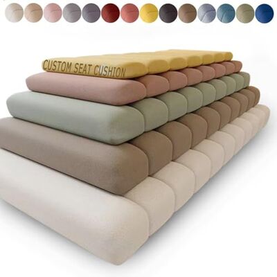 KYMMPL Dik en comfortabel bankkussen voor ramen, waterdicht, vuilafstotend, zacht aanvoelend, voor erker en binnenmeubels, beige, 145 x 40 x 6,5 cm KYMMPL Dik en comfortabel bankkussen voor ramen, waterdicht, vuilafstotend, zacht aanvoelend, voor erker en binnenmeubels, beige, 145 x 40 x 6,5 cm