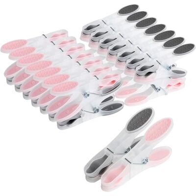 Romon Bucatos 30 stuks wasknijpers voor buitendeur, kunststof, strandhanddoek, winddicht, voor handdoeken, dekens, beddengoed, kleding Romon Bucatos 30 stuks wasknijpers voor buitendeur, kunststof, strandhanddoek, winddicht, voor handdoeken, dekens, beddengoed, kleding