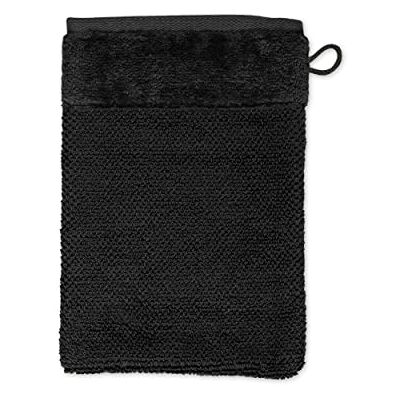Möve Bamboo Luxe washandje, 15 x 20 cm, Made in Germany, 60% katoen, 40% viscose, bamboepulp, zwart (zwart) Möve Bamboo Luxe washandje, 15 x 20 cm, Made in Germany, 60% katoen, 40% viscose, bamboepulp, zwart (zwart)