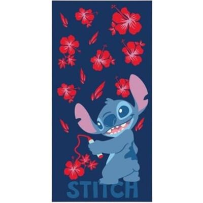 Disney LILO ET Stitch, handdoek, 100 x 140 cm, uniseks, jongens, meisjes, canvas, deken, strandlaken, badhanddoek, linnen, katoen, model AYM-090STITCH-BTM S1-TU, blauw Disney LILO ET Stitch, handdoek, 100 x 140 cm, uniseks, jongens, meisjes, canvas, deken, strandlaken, badhanddoek, linnen, katoen, model AYM-090STITCH-BTM S1-TU, blauw