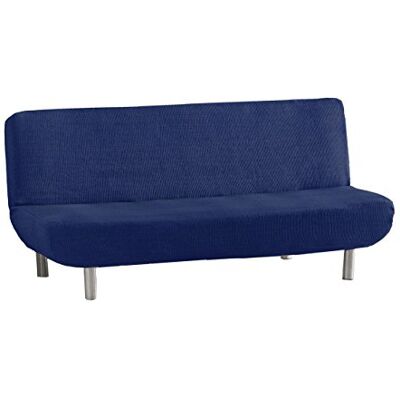 Eysa Aquiles Elastische Clic Clac Bankovertrek, 3-zits, Polyester Katoen, Blauw, 37 x 29 x 9 cm Eysa Aquiles Elastische Clic Clac Bankovertrek, 3-zits, Polyester Katoen, Blauw, 37 x 29 x 9 cm