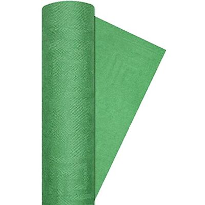 Ciao Tafelkleed op rol van damastpapier (120 cm x 7 m), smaragdgroen Ciao Tafelkleed op rol van damastpapier (120 cm x 7 m), smaragdgroen