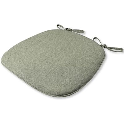 XNKLPY Keukenstoelkussen, stoelkussen in trapeziumvorm met banden, afneembare overtrek, wasbaar, ademend, linnen kussen voor kamerstoel (maat: 1 stuk, kleur: groen) XNKLPY Keukenstoelkussen, stoelkussen in trapeziumvorm met banden, afneembare overtrek, wasbaar, ademend, linnen kussen voor kamerstoel (maat: 1 stuk, kleur: groen)