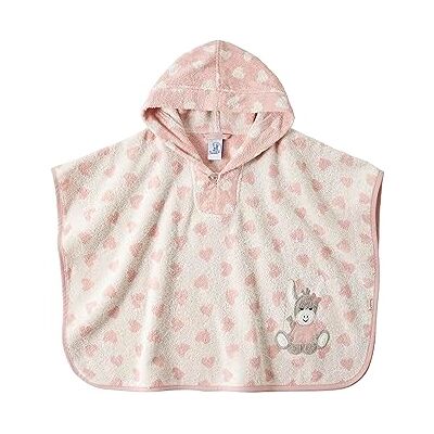 Sterntaler Emmi Girl badstof badponcho roze Sterntaler Emmi Girl badstof badponcho roze