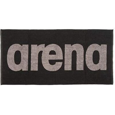 ARENA Gym Soft Towel handdoek, uniseks, zwart-grijs, eenheidsmaat ARENA Gym Soft Towel handdoek, uniseks, zwart-grijs, eenheidsmaat