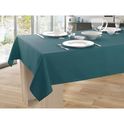 Le linge de Jules Tafelkleed, effen, vuilafstotend, blauw, rechthoekig, 150 x 240 cm Le linge de Jules Tafelkleed, effen, vuilafstotend, blauw, rechthoekig, 150 x 240 cm