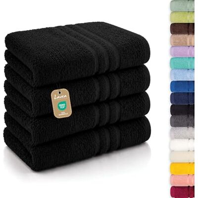 Lavea Serie Elena badstof badkamerlinnen, 100% katoen 100% katoen – zachte en absorberende handdoeken voor badkamer, huis, hotel en spa Lavea Serie Elena badstof badkamerlinnen, 100% katoen 100% katoen – zachte en absorberende handdoeken voor badkamer, huis, hotel en spa