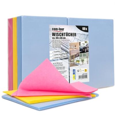 com-four ® 60 x huishoudelijke handdoeken, extreem sterke reinigingsdoeken com-four ® 60 x huishoudelijke handdoeken, extreem sterke reinigingsdoeken