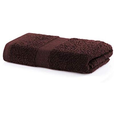 DecoKing Handdoek, 50 x 100 cm, katoen, 525 g/m², walnootbruin, absorberend, Marina DecoKing Handdoek, 50 x 100 cm, katoen, 525 g/m², walnootbruin, absorberend, Marina