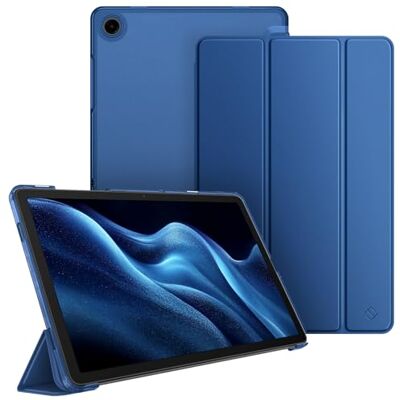 FINTIE Beschermhoes voor Samsung Galaxy Tab A11 Plus (A11+)/Tab A9 Plus (A9 Transparante matte beschermhoes, harde hoes, dunne en lichte hoes, marineblauw FINTIE Beschermhoes voor Samsung Galaxy Tab A11 Plus (A11+)/Tab A9 Plus (A9 Transparante matte beschermhoes, harde hoes, dunne en lichte hoes, marineblauw