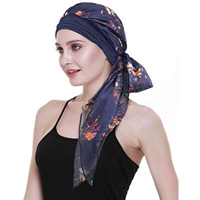 FocusCare Chemo-tulband voor vrouwen, hoofdtooi, sjaal One Size FocusCare Chemo-tulband voor vrouwen, hoofdtooi, sjaal One Size