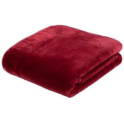 Gözze Wollige woonkamerdeken, premium kwaliteit, kasjmier-gevoel, 130 x 170 cm, wol, 40128-00-130170, polyester, rood, 130 x 170 cm Gözze Wollige woonkamerdeken, premium kwaliteit, kasjmier-gevoel, 130 x 170 cm, wol, 40128-00-130170, polyester, rood, 130 x 170 cm
