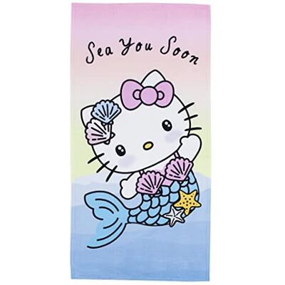 Northwest Strandlaken, 76,2 x 152,4 cm, Hello Kitty Sea You Soon Northwest Strandlaken, 76,2 x 152,4 cm, Hello Kitty Sea You Soon
