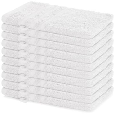 Lavea Serie Elena badstof badkamerlinnen, 100% katoen 100% katoen, zacht en absorberend, ideaal als babywashandjes en gezichtshanddoeken voor badkamer, hotel en spa Lavea Serie Elena badstof badkamerlinnen, 100% katoen 100% katoen, zacht en absorberend, ideaal als babywashandjes en gezichtshanddoeken voor badkamer, hotel en spa