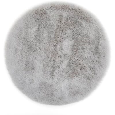 -LUXOR- living Coste Stoelkussens, set van 4, kunstbont, stoelkussens voor woonkamer, stoeldecoratie, comfortabele zitkussens, 40 x 40 cm, rond, grijs -LUXOR- living Coste Stoelkussens, set van 4, kunstbont, stoelkussens voor woonkamer, stoeldecoratie, comfortabele zitkussens, 40 x 40 cm, rond, grijs