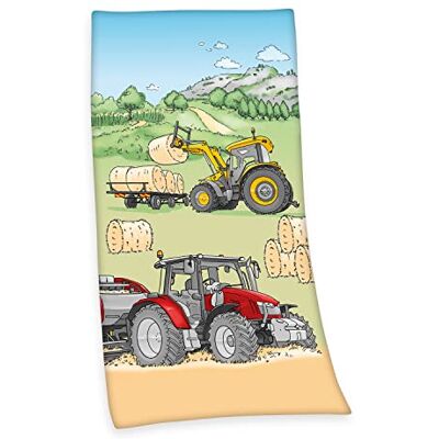 Herding Velours Handdoek, Veelkleurig, 75 x 150 cm Herding Velours Handdoek, Veelkleurig, 75 x 150 cm