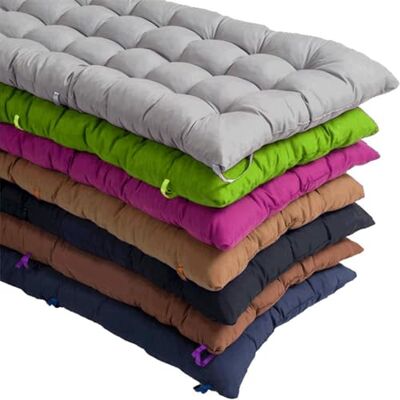 KYMMPL Katoenen bankkussen 8 cm dik en warm Voor huis, tuin, schommelbank, terras (160 x 45 cm, oranje) KYMMPL Katoenen bankkussen 8 cm dik en warm Voor huis, tuin, schommelbank, terras (160 x 45 cm, oranje)