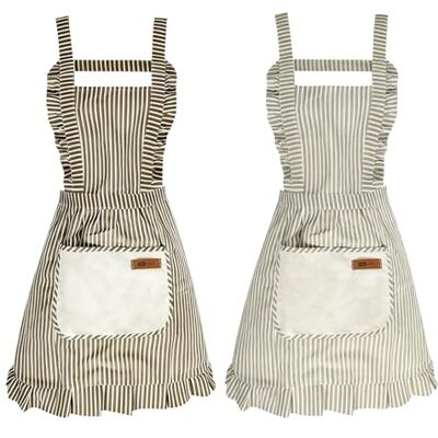 prota 2 stuks keukenschort voor dames, waterdichte schorten met 1 zak, keukenschort voor heren van katoen-linnen, schort, barbecue voor heren, voor keuken, tuin, restaurant, barbecue, café, cadeau voor oma Longueur 75cm, Largeur 72cm, Longueur des bretell prota 2 stuks keukenschort voor dames, waterdichte schorten met 1 zak, keukenschort voor heren van katoen-linnen, schort, barbecue voor heren, voor keuken, tuin, restaurant, barbecue, café, cadeau voor oma Longueur 75cm, Largeur 72cm, Longueur des bretell