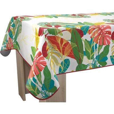 Le linge de Jules Acapulco Tafelkleed, vuilafstotend, rechthoekig, 150 x 200 cm, meerkleurig, bedrukt Le linge de Jules Acapulco Tafelkleed, vuilafstotend, rechthoekig, 150 x 200 cm, meerkleurig, bedrukt