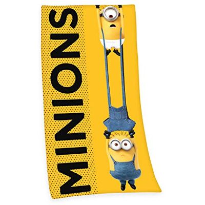 Herding Minions 2 fluwelen handdoeken, katoen, meerkleurig, 75 x 150 cm Herding Minions 2 fluwelen handdoeken, katoen, meerkleurig, 75 x 150 cm