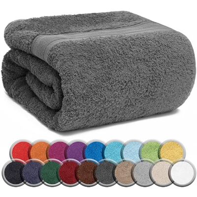 NatureMark Sauna Handdoek, Premium Kwaliteit, 80 x 200 cm, 100% Katoen, Antraciet Grijs NatureMark Sauna Handdoek, Premium Kwaliteit, 80 x 200 cm, 100% Katoen, Antraciet Grijs