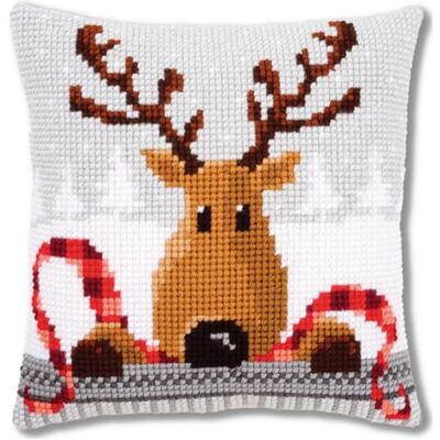 Vervaco Kruissteek Kit Volledige Kussen Set Rendier Met Sjaal Decoratie Handmatig Borduurwerk Kit Volwassen Kunst Creatief Cadeau DIY ca. 40 x 40 cm Cross Stitch Borduurwerk Vervaco Kruissteek Kit Volledige Kussen Set Rendier Met Sjaal Decoratie Handmatig Borduurwerk Kit Volwassen Kunst Creatief Cadeau DIY ca. 40 x 40 cm Cross Stitch Borduurwerk