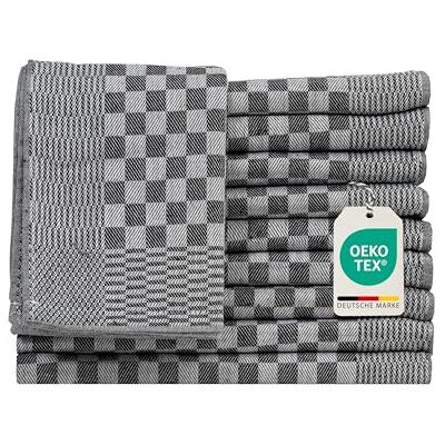 Müskaan Set van 10 luxe theedoeken, 50 x 70 cm, 100% katoen, 210 g/m², vaatdoeken, keukendoekjes, afwasdoekjes, 75 g Müskaan Set van 10 luxe theedoeken, 50 x 70 cm, 100% katoen, 210 g/m², vaatdoeken, keukendoekjes, afwasdoekjes, 75 g