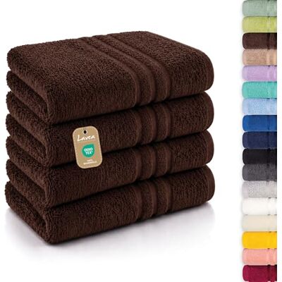 Lavea Serie Elena badstof badkamerlinnen, 100% katoen 100% Coton – Serviettes Main et Essuie-Mains Douces et Absorbantes pour Salle de Bain, Maison, Hôtel et Spa Lavea Serie Elena badstof badkamerlinnen, 100% katoen 100% Coton – Serviettes Main et Essuie-Mains Douces et Absorbantes pour Salle de Bain, Maison, Hôtel et Spa