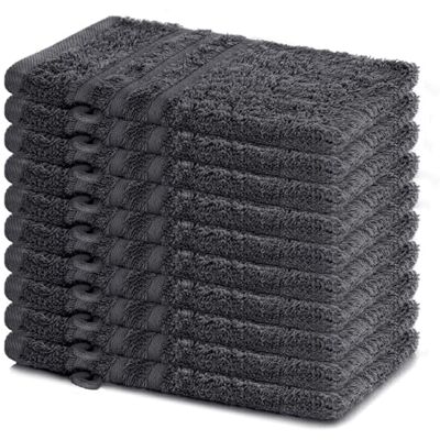 Lavea Serie Elena badstof badkamerlinnen, 100% katoen 100% katoen, zacht en absorberend, ideaal als babywashandjes en gezichtshanddoeken voor badkamer, hotel en spa Lavea Serie Elena badstof badkamerlinnen, 100% katoen 100% katoen, zacht en absorberend, ideaal als babywashandjes en gezichtshanddoeken voor badkamer, hotel en spa