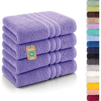 Lavea Serie Elena badstof badkamerlinnen, 100% katoen 100% katoen – zachte en absorberende handdoeken en handdoeken voor badkamer, huis, hotel en spa Lavea Serie Elena badstof badkamerlinnen, 100% katoen 100% katoen – zachte en absorberende handdoeken en handdoeken voor badkamer, huis, hotel en spa