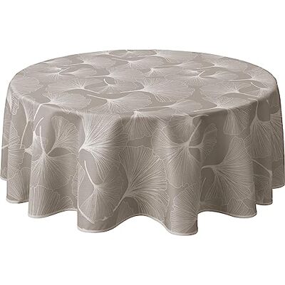 Le linge de Jules Biloba Tafelkleed, vuilafstotend, met koord, rond, 160 cm Le linge de Jules Biloba Tafelkleed, vuilafstotend, met koord, rond, 160 cm