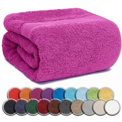 NatureMark Sauna Handdoek, Premium Kwaliteit, 80 x 200 cm, 100% Katoen, Pink Rose NatureMark Sauna Handdoek, Premium Kwaliteit, 80 x 200 cm, 100% Katoen, Pink Rose