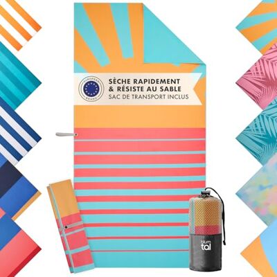 Blumtal Strandhanddoek XXL 90 x 190 cm compacte microvezel handdoek sneldrogende strandhanddoeken XXL strandlaken zwembadhanddoek microvezel badhanddoek zonnemotief Blumtal Strandhanddoek XXL 90 x 190 cm compacte microvezel handdoek sneldrogende strandhanddoeken XXL strandlaken zwembadhanddoek microvezel badhanddoek zonnemotief