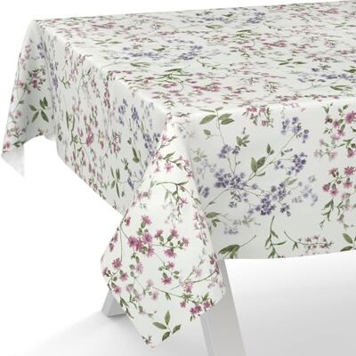 ANRO Afwasbaar tafelzeil, tuintafelkleed, bloemenmotief, 120 x 140 cm, afgesneden rand ANRO Afwasbaar tafelzeil, tuintafelkleed, bloemenmotief, 120 x 140 cm, afgesneden rand