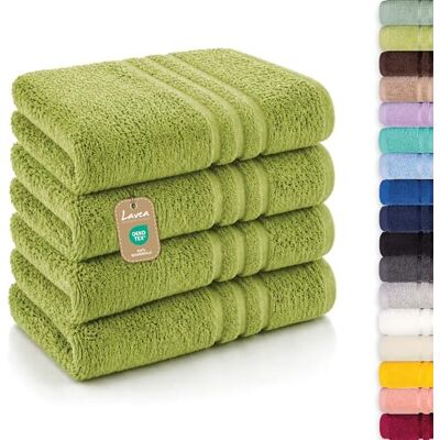 Lavea Serie Elena badstof badkamerlinnen, 100% katoen 100% Coton – Serviettes Main et Essuie-Mains Douces et Absorbantes pour Salle de Bain, Maison, Hôtel et Spa Lavea Serie Elena badstof badkamerlinnen, 100% katoen 100% Coton – Serviettes Main et Essuie-Mains Douces et Absorbantes pour Salle de Bain, Maison, Hôtel et Spa