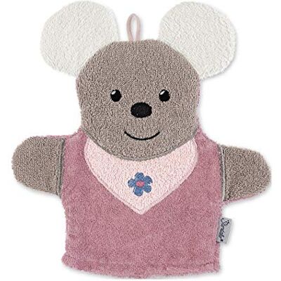 Sterntaler Mabel Rose Muis washandje 25 x 24 cm Sterntaler Mabel Rose Muis washandje 25 x 24 cm