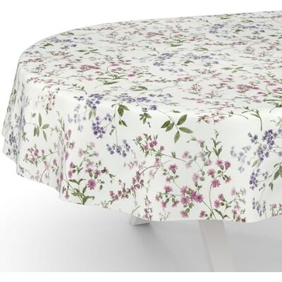 ANRO Afwasbaar tafelzeil, tuintafelkleed, bloemenmotief, ovaal, 200 x 140 cm, afgesneden rand ANRO Afwasbaar tafelzeil, tuintafelkleed, bloemenmotief, ovaal, 200 x 140 cm, afgesneden rand