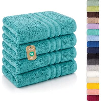 Lavea Serie Elena badstof badkamerlinnen, 100% katoen 100% Coton – Serviettes Main et Essuie-Mains Douces et Absorbantes pour Salle de Bain, Maison, Hôtel et Spa Lavea Serie Elena badstof badkamerlinnen, 100% katoen 100% Coton – Serviettes Main et Essuie-Mains Douces et Absorbantes pour Salle de Bain, Maison, Hôtel et Spa