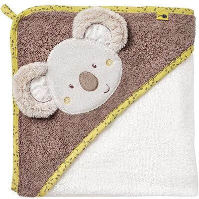 Fehn 064179 badhanddoek met capuchon Australia badhanddoek van katoen met een koala schattig voor baby's en peuters vanaf 0 maanden. Afmetingen: 80 x 80 cm. Fehn 064179 badhanddoek met capuchon Australia badhanddoek van katoen met een koala schattig voor baby's en peuters vanaf 0 maanden. Afmetingen: 80 x 80 cm.