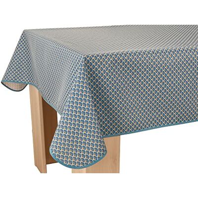Le linge de Jules Tafelkleed, vuilafstotend, pauw, donkerblauw, rechthoekig, 150 x 240 cm Le linge de Jules Tafelkleed, vuilafstotend, pauw, donkerblauw, rechthoekig, 150 x 240 cm