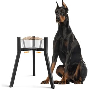 ADENGL Verhoogde voederbak voor grote honden, breedte verstelbaar van 20,8 tot 32 cm, 42,9 cm hoog, verhoogde standaard voor voedsel en water, kom niet inbegrepen ADENGL Verhoogde voederbak voor grote honden, breedte verstelbaar van 20,8 tot 32 cm, 42,9 cm hoog, verhoogde standaard voor voedsel en water, kom niet inbegrepen