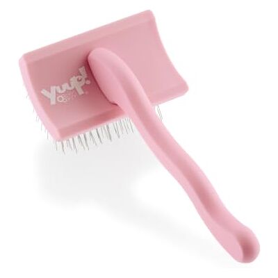 Yuup Pinkbrush Mini professionele karderborstel voor honden en katten Yuup Pinkbrush Mini professionele karderborstel voor honden en katten