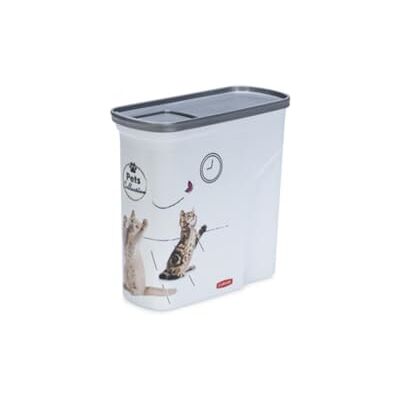 Curver PetLife Kattenvoercontainer, 2 kg, droogvoer voor huisdieren, 20,5 x 8,6 x 19,40 cm Curver PetLife Kattenvoercontainer, 2 kg, droogvoer voor huisdieren, 20,5 x 8,6 x 19,40 cm