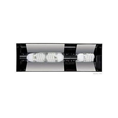 Exo Terra Compact Top, terrariumafdekking, medium, voor 3 lampen, met reflector, 60 x 9 x 20 cm, fitting E27 Exo Terra Compact Top, terrariumafdekking, medium, voor 3 lampen, met reflector, 60 x 9 x 20 cm, fitting E27